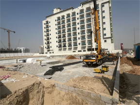 Chapter 01 by Newbury, International City Phase 2 (Warsan 4) construction progress, 2.36% complete: RERA site inspection 25 Jun 2026 (photo 2)