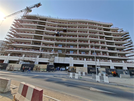 Azizi Riviera 68, Meydan construction progress, 74.56% complete: RERA site inspection 7 Aug 2026 (photo 6)
