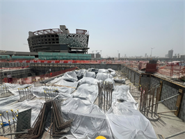 Velos Residence, Motor City construction progress, 6.6% complete: RERA site inspection 4 Aug 2026 (photo 4)