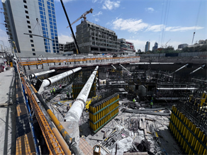 Binghatti Circle — construction site