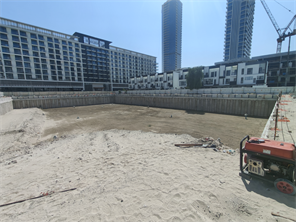 Berkeley Square, Jumeirah Village Circle (JVC) construction progress, 3% complete: RERA site inspection 24 Sept 2026 (photo 4)