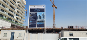 Blue Marina Residence, Dubai Islands construction progress, 13.4% complete: RERA site inspection 28 Sept 2026 (photo 4)