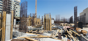 Blue Marina Residence, Dubai Islands construction progress, 13.4% complete: RERA site inspection 28 Sept 2026 (photo 2)