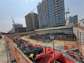 RIVO, Dubai Land Residential Complex (DLRC) construction progress, 7.03% complete: RERA site inspection 6 Aug 2026 (photo 1)