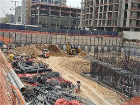 RIVO, Dubai Land Residential Complex (DLRC) construction progress, 7.03% complete: RERA site inspection 6 Aug 2026 (photo 3)