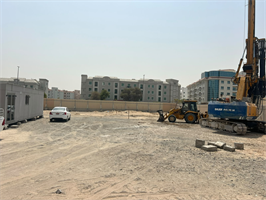 Ryze by AUM, International City construction progress, 0.09% complete: RERA site inspection 10 Aug 2026 (photo 2)