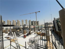 Ivy at Park Five, Dubai Production City (IMPZ) construction progress, 6.28% complete: RERA site inspection 17 Sept 2026 (photo 3)