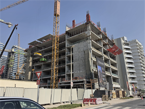 Azra Residence, Dubai Land Residence Complex (DLRC) construction progress, 27.51% complete: RERA site inspection 21 Sept 2026 (photo 5)