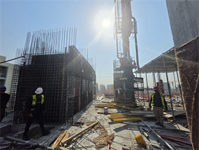 Azra Residence, Dubai Land Residence Complex (DLRC) construction progress, 27.51% complete: RERA site inspection 21 Sept 2026 (photo 6)