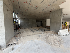 Purvanchal Triana Residences — construction site