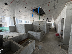 Purvanchal Triana Residences — construction site