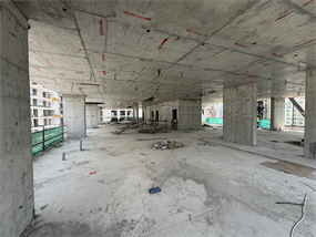 Purvanchal Triana Residences, Jumeirah Garden City construction progress, 26.44% complete: RERA site inspection 3 Aug 2026 (photo 4)
