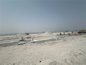 Palm Jebel Ali - The Beach And Coral Collection - Frond B — construction site