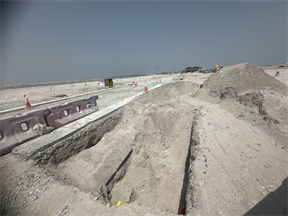 Palm Jebel Ali - The Beach And Coral Collection - Frond C — construction site