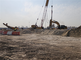 Aurea, Mina Rashid construction progress, 0.22% complete: RERA site inspection 2 Oct 2026 (photo 1)