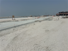 Palm Jebel Ali - The Beach And Coral Collection - Frond F — construction site
