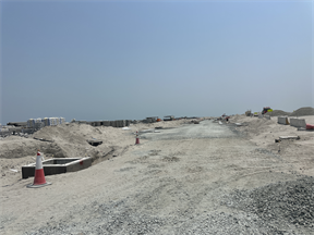 Palm Jebel Ali - The Beach And Coral Collection - Frond F — construction site