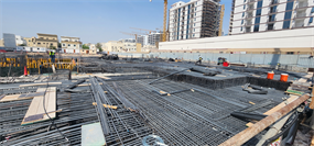 Holm One, Jumeirah Garden City construction progress, 6.85% complete: RERA site inspection 27 Jul 2026 (photo 2)