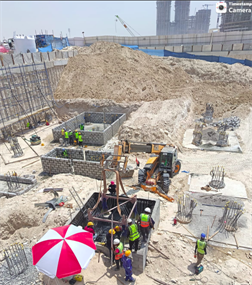 The Symphony by Imtiaz, Meydan construction progress, 6.3% complete: RERA site inspection 16 Sept 2026 (photo 1)