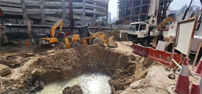 Inaura Hotels & Residences — construction site