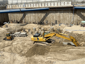 Eaton Square — construction site