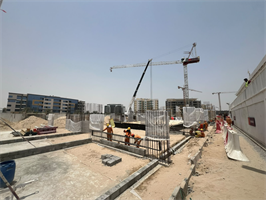 Ajwan Residences, Dubai South construction progress, 10.02% complete: RERA site inspection 4 Aug 2026 (photo 3)