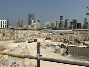 Sobha Central — construction site
