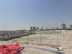 Rabdan Square — construction site