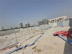 Rabdan Square — construction site
