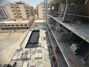 Sadaat Tower — construction site
